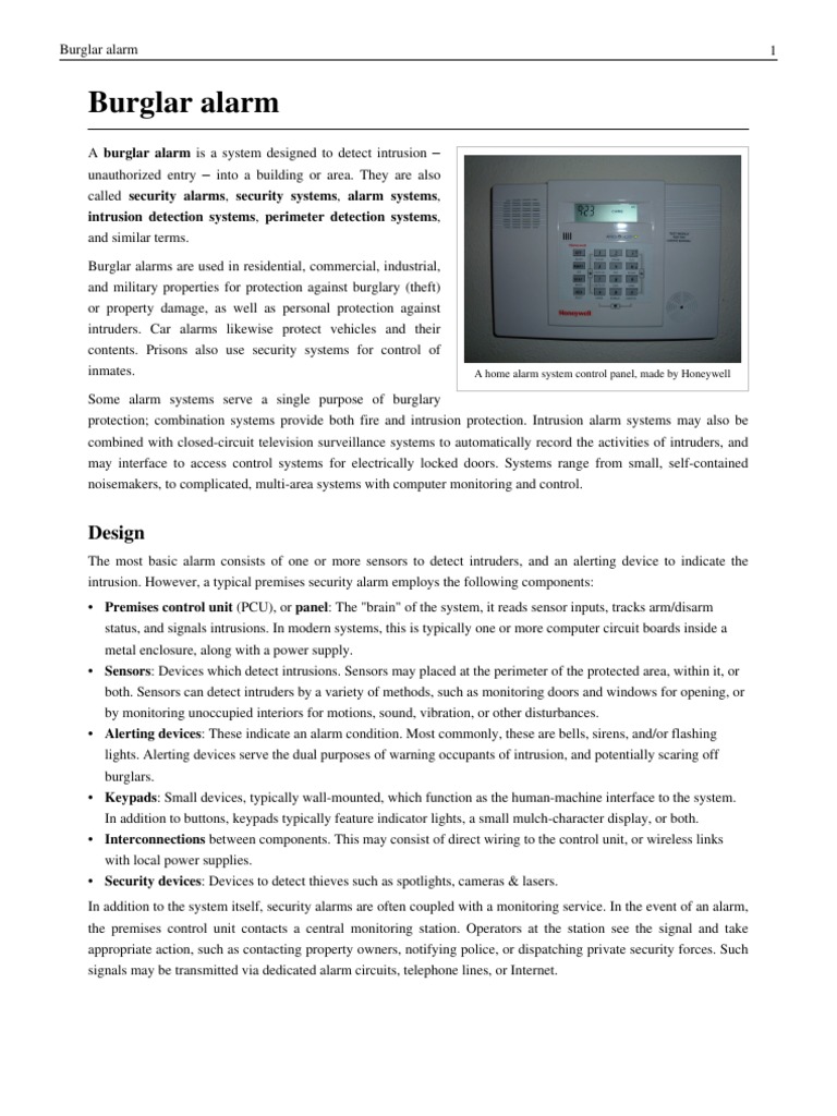 Home Security System Internet Interface - The O Guide
