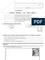 Ficha de Repaso Unidad 9 de Lengua Castellana