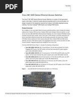 Cisco ME 3400 Series Ethernet Access Switches