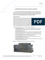 Cisco ME 3400 Series Ethernet Access Switches