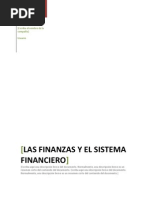 Finanzas y El Sistema Financiero