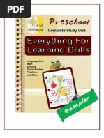 Download Everything for Learning Drills Preschool Study Unit Sampler by Diane Falvey SN125157401 doc pdf
