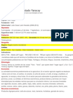 Características Del Estado Yaracuy y Lara Con Los Municipios Peña, Iribarren y Palavecino