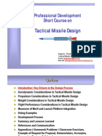Tactical Missile Design Presentation Fleeman