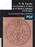 93398960 La Corona y El Clero en El Mexico Colonial 1579 1821 I