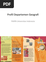 Profil Departemen Geografi UI