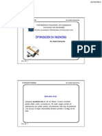Optimización en Ingeniería - Historia PDF