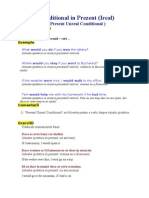 Conditional in Prezent Ireal