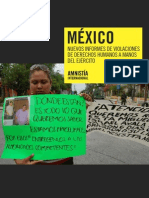 México. Nuevos Informes de Violaciones