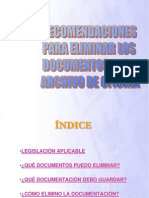 01 Recomendaciones para Eliminar Los Documentos en Los Archivos de Oficina
