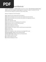 Cisco IOS Keyboard Shortcuts