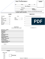 MENC Jazz Score Sheet