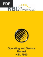 kbl 7900 owners manual