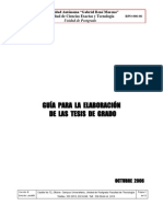 RPO-006-06 Guía para Elaboración Tesis de Grado B PDF