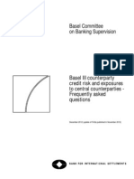 Basel III Counterparty Credit Risk - FAQs