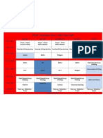 PCJH Term 1 Timetable 2013