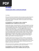 Certeza da salvação