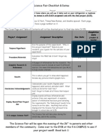 Science Fair Calendar 2013