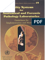 WHO 1999-Guidelines For Quality System in Anat Pathol and Forensic Pathology Laboratories