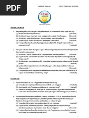 Latihan Sejarah Bab1 A F5 Pdf
