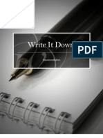 Write It Down!: A Devotion