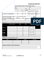 Ericsson External Employment Application