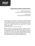 O Direito em 'Uma Teoria da Justiça' de Rawls