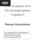 Contoh Folio Kerjaya