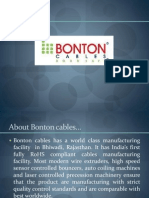 PPTs ON BONTON CABLES
