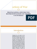 Practices of War: Propaganda and Racial Representation of Enemy Countries