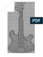 Crosstitch Pattern Guitar