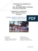 Percorso Gli Alberi Scuola Dell'infanzia Sezione 5 Anni A.S. 2003/04