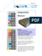 MOD 9001D RS232 GSMGPRS Modem Flyer PDF