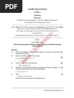 Computer Science XII ISC Sample Paper