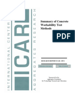 Various Test On Workability