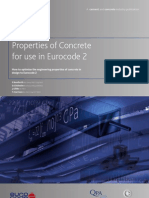 Description of Concrete Properties in Eurocode2