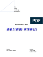 ADSL Interfejs I Sistem