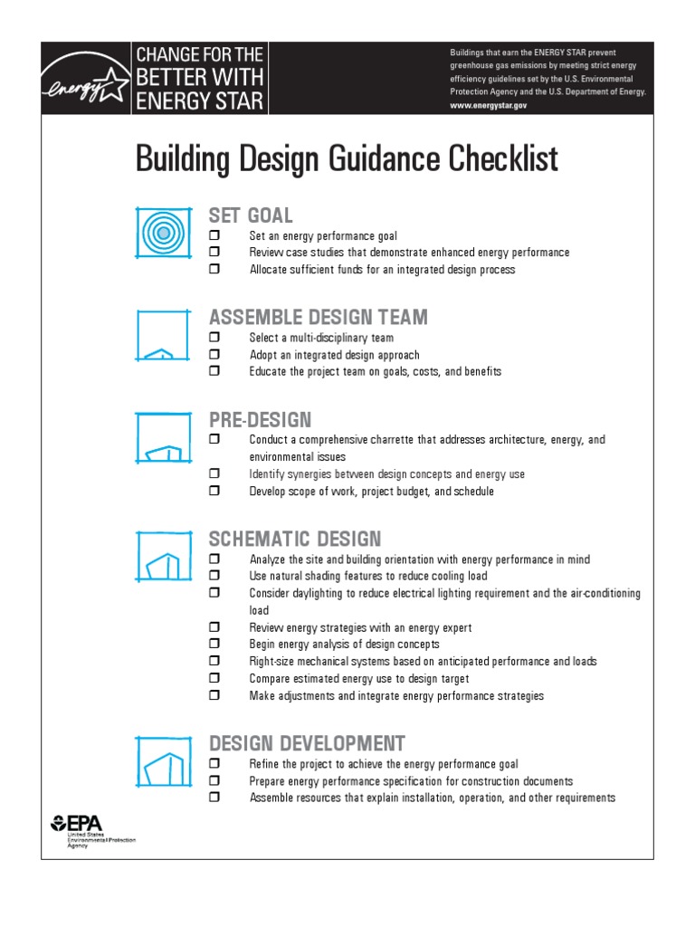 BuildingDesignGuidanceChecklist 101904 PDF | PDF