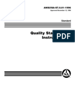 ANSI-IsA-S7.0.01-1996 - Quality Standard For Instrument Air - S - 7001