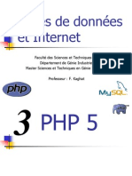 Cours - TIC - Bases de données et internet - Chapitre 3 - PHP 5 - 1ère partie - Syntaxe de base et programmation en PHP