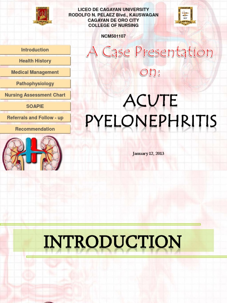 Acute Pyelonephritis | PDF | Urinary Tract Infection | Medical Specialties