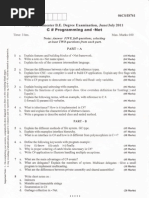 Important Questions in B.tech C - Program | PDF | C (Programming ...
