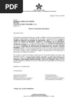 Carta Laboral Eficacia