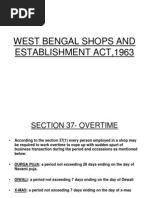 West Bengal Shops and Establishment Act, 1963