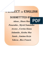 Project in English: Submittted by