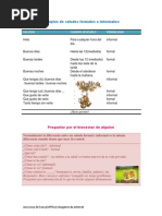 Ejemplos de Saludos Formales e Informales