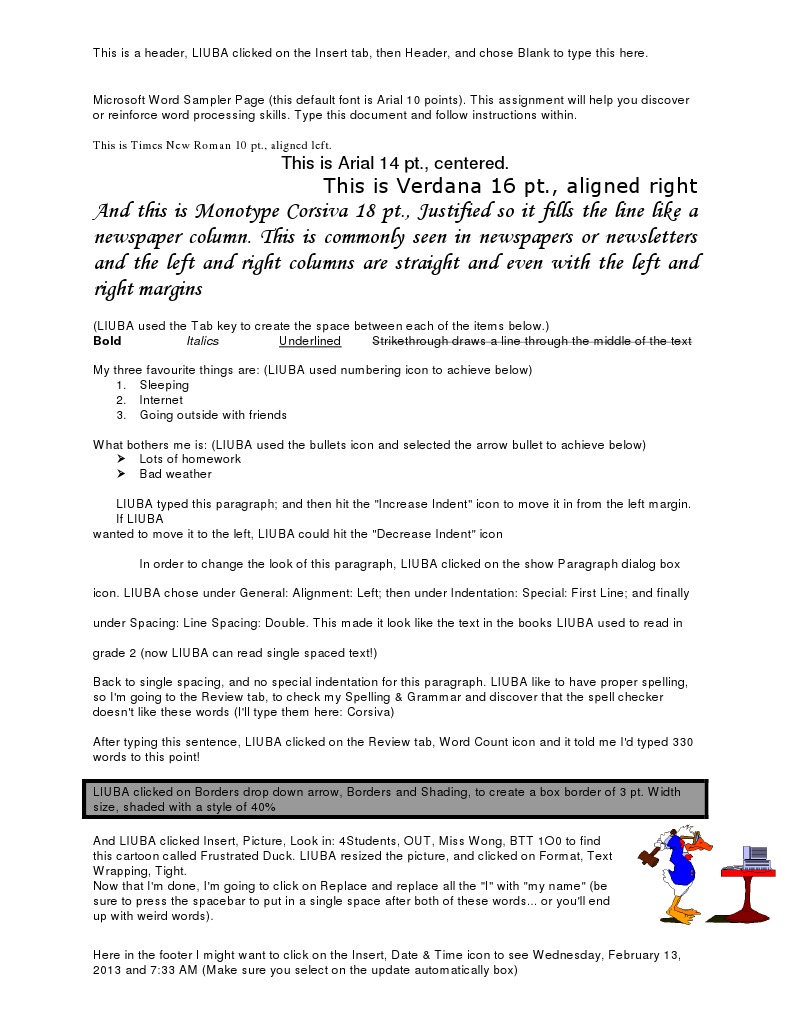 Microsoft Word Formatting Guide | PDF | Paragraph | Arial