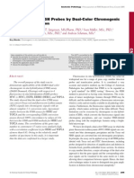 Visualization of FISH Probes by Dual-Color Chromogenic in Situ Hybridization