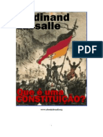 O que é uma Constituicao - Ferdinand Lassale