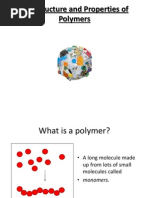 The Structure and Properties of Polymers